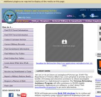 dfas mil down screenshot website name working right isitdownrightnow