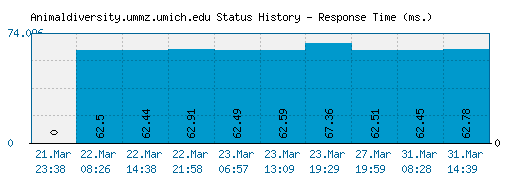 Animaldiversity.ummz.umich.edu server report and response time