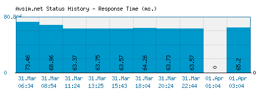 Avsim.net server report and response time