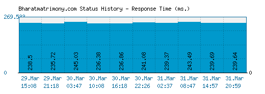 Bharatmatrimony.com server report and response time