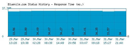 Bluenile.com server report and response time