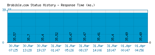 Brobible.com server report and response time