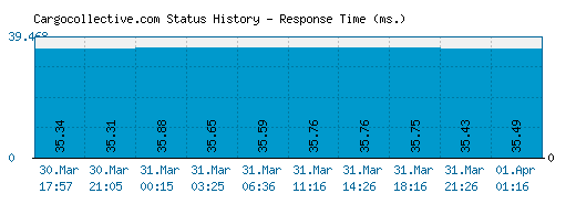 Cargocollective.com server report and response time