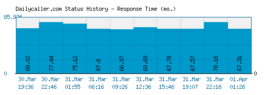 Dailycaller.com server report and response time