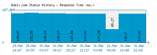 Dubli.com server report and response time