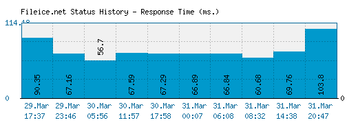 Fileice.net server report and response time