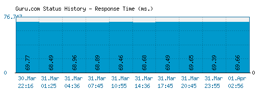 Guru.com server report and response time