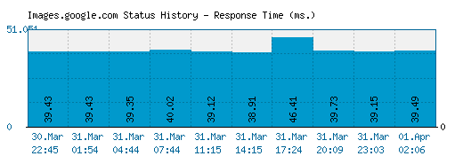 Images.google.com server report and response time