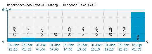 Minershoes.com server report and response time