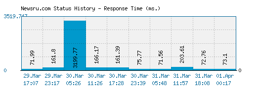 Newsru.com server report and response time