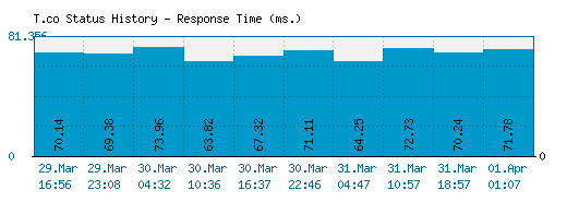 T.co server report and response time