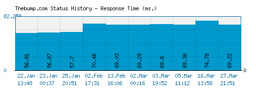 Thebump.com server report and response time