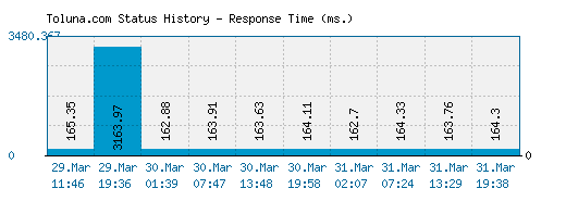 Toluna.com server report and response time