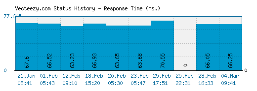 Vecteezy.com server report and response time