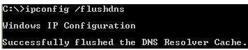 flush dns windows