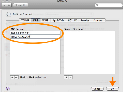 Mac OS X DNS