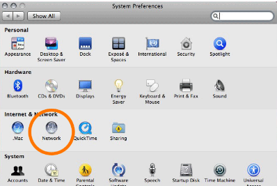 Mac OS X Network