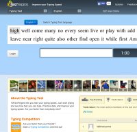 10fastfingers.com screenshot