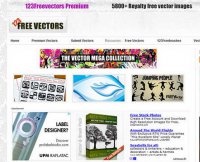 123freevectors.com screenshot