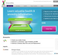 23andme.com screenshot