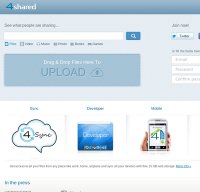 4shared.com screenshot