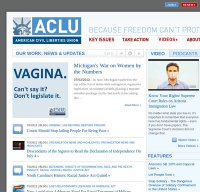 aclu.org screenshot