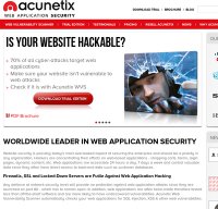 acunetix.com screenshot