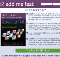 addmefast.com screenshot