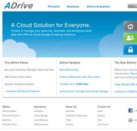 adrive.com screenshot