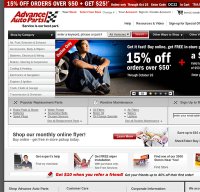 advanceautoparts.com screenshot