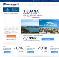 aeromexico.com screenshot