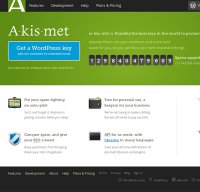 akismet.com screenshot