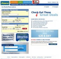 alamo.com screenshot