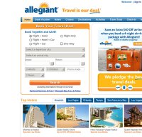 allegiantair.com screenshot