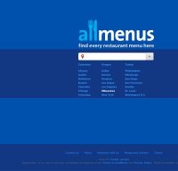 allmenus.com screenshot