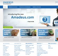 amadeus.com screenshot