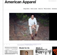 americanapparel.net screenshot