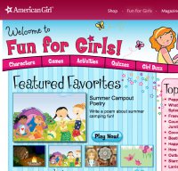 americangirl.com screenshot