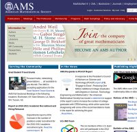 ams.org screenshot