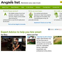 angieslist.com screenshot