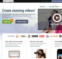 animoto.com screenshot