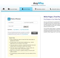 anywho.com screenshot