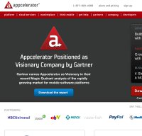 appcelerator.com screenshot