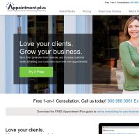 appointment-plus.com screenshot