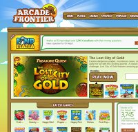 arcadefrontier.com screenshot