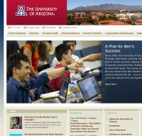 arizona.edu screenshot