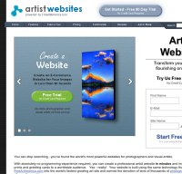 artistwebsites.com screenshot