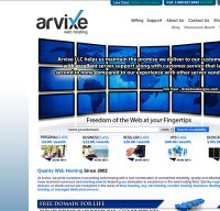 arvixe.com screenshot