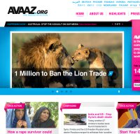 avaaz.org screenshot