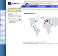 avery.com screenshot